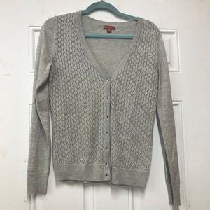 Merona Silver Sparkle Sweater